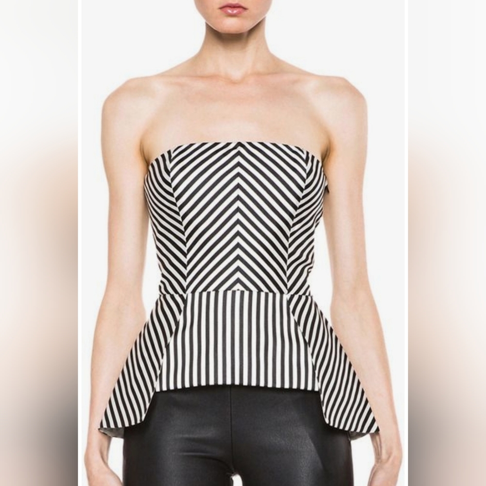 sass & bide | Striped Bustier - Size 0